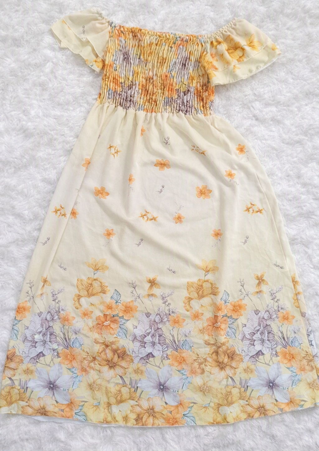Virágos Maxi Ruha – Vállas Nyári Viselet | M-XXL