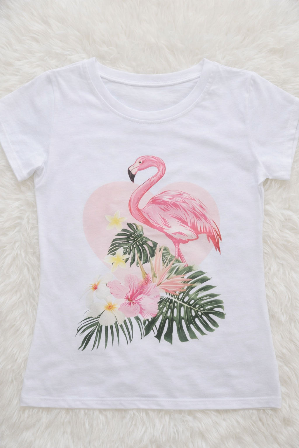 Flamingós Trópusi Pamut Póló – 95% Pamut | S-L