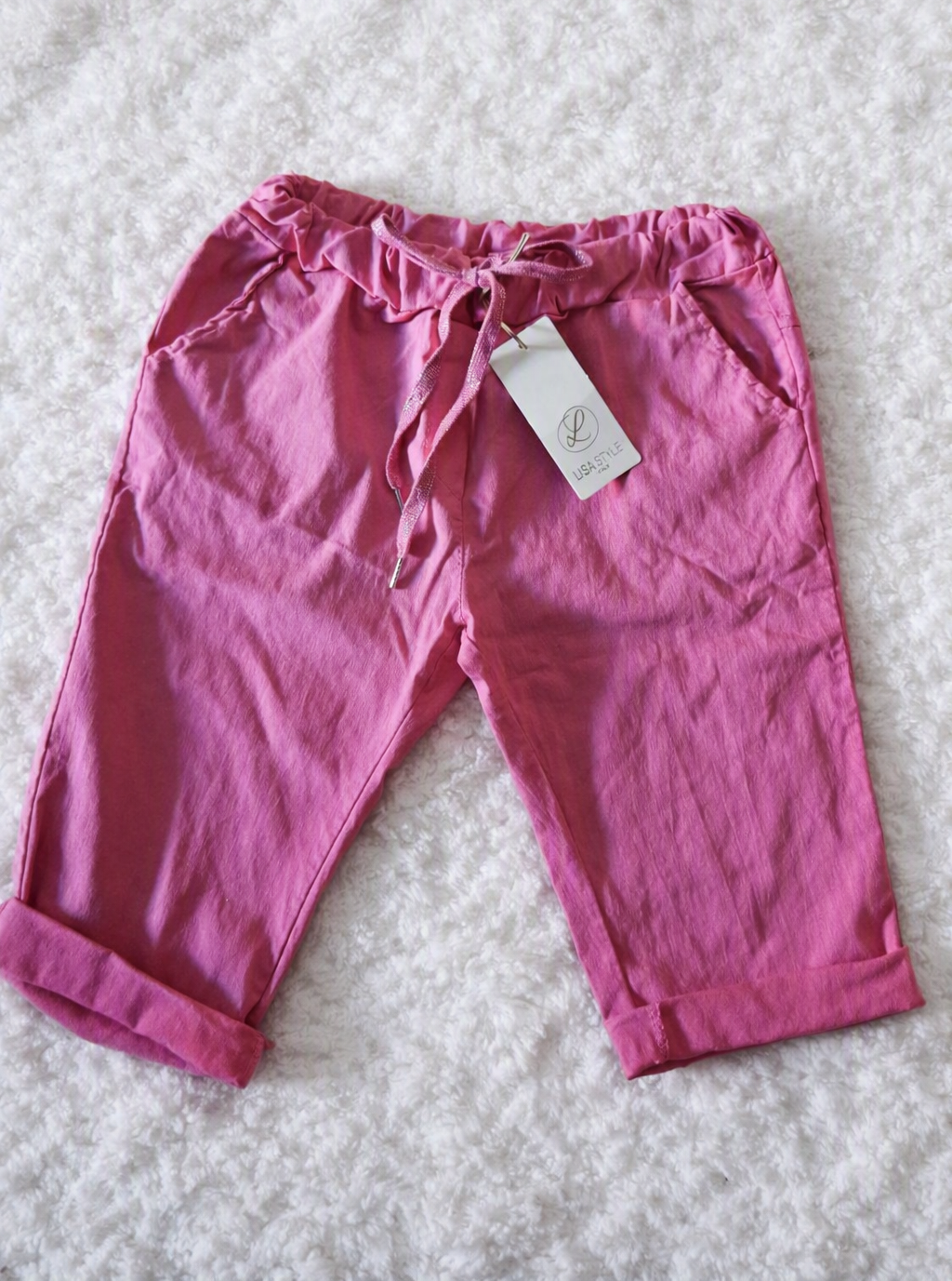 Extra rugalmas  térdnadrág – L-XXL | Gumis, megkötős, zsebes