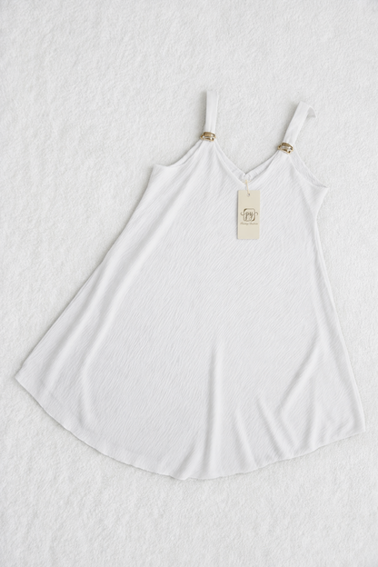 Csatos vállú lenge ruha  | S-XL