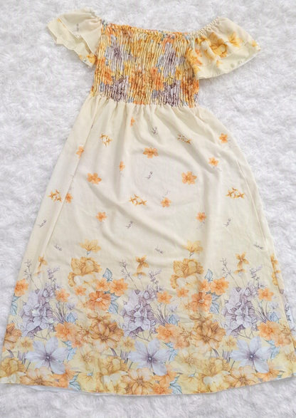 Virágos Maxi Ruha – Vállas Nyári Viselet | M-XXL